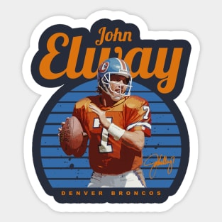 John Elway Sticker